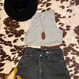 Classic Grey Crop Tank